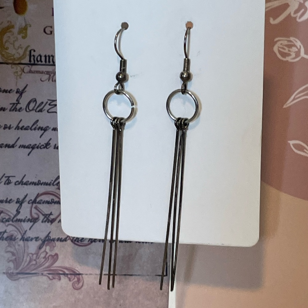 💫vintage silver dangle earrings